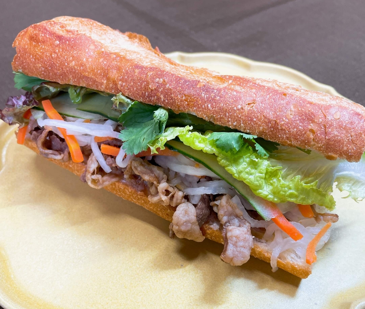 ベトナム風サンドイッチ【牛肉】の完成イメージ